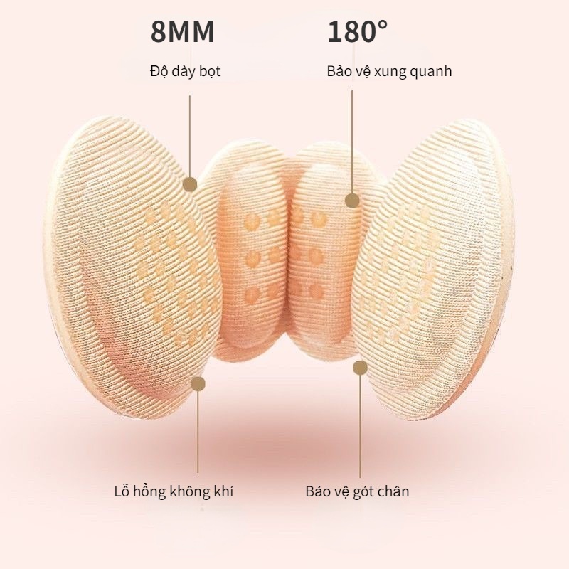 Miếng dán gót giày QIAOYILUO chống rơi chống mòn tiện dụng cho nữ