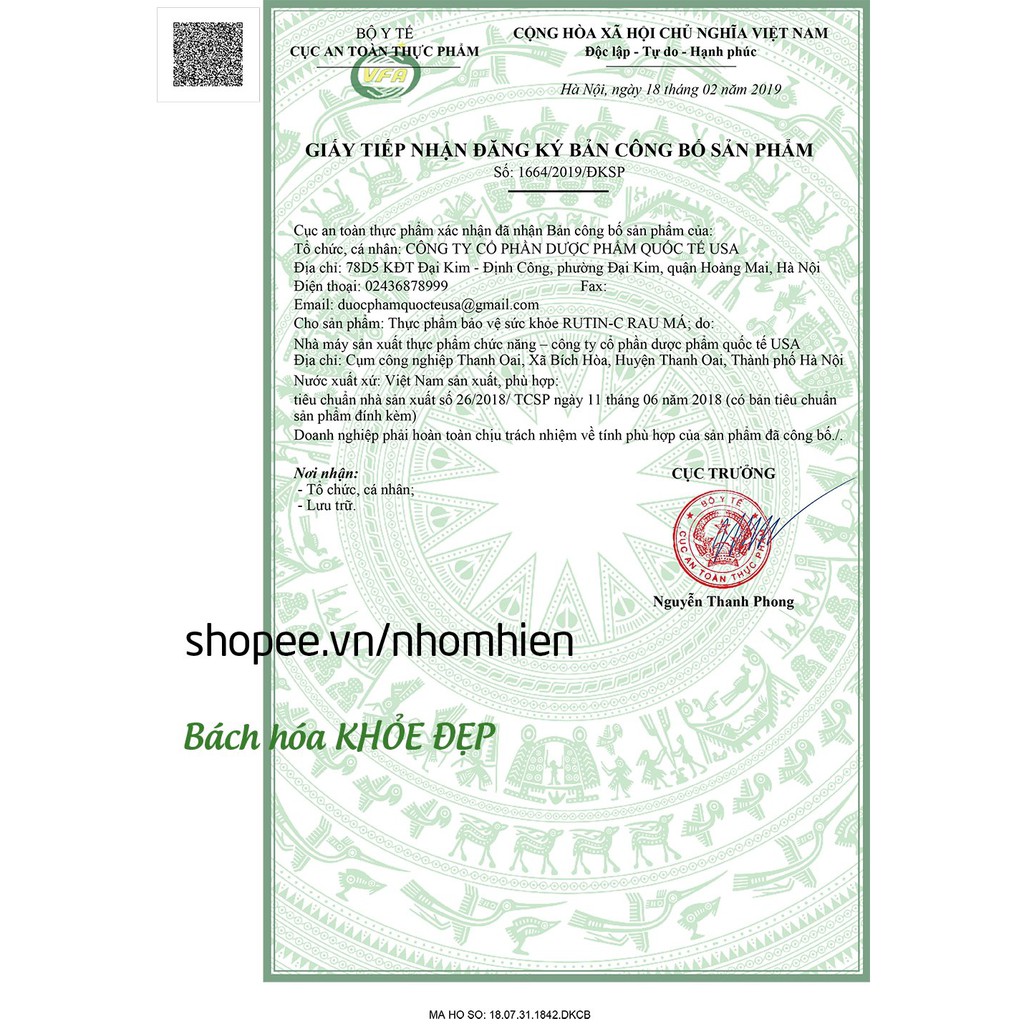 Viên uống Rutin C Rau Má giảm viêm nhiệt miệng, giảm táo bón, tiêu trĩ, nhuận tràng, thanh nhiệt cơ thể - Hộp 30 viên | BigBuy360 - bigbuy360.vn