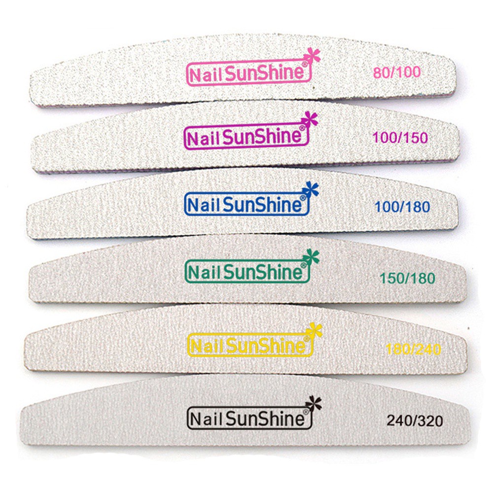 (Hàng Mới Về) Dũa Móng Tay Hai Mặt 7 Loại Tùy Chọn Chuyên Nghiệp