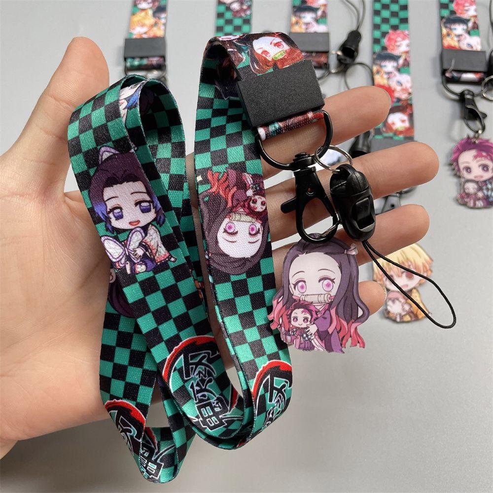 Dây Đeo Điện Thoại Họa Tiết Hoạt Hình Kimetsu No Yaiba Độc Đáo