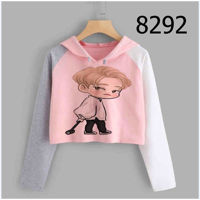 Áo Hoodie Tay Dài In Hình Nhóm Nhạc Exo / Got7 / Nct / Blackpink Twice Thời Trang Hàn Quốc