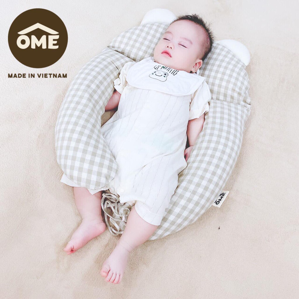 Gối chặn/Gối ôm vỏ đỗ đa năng OME giúp bé ngủ ngon