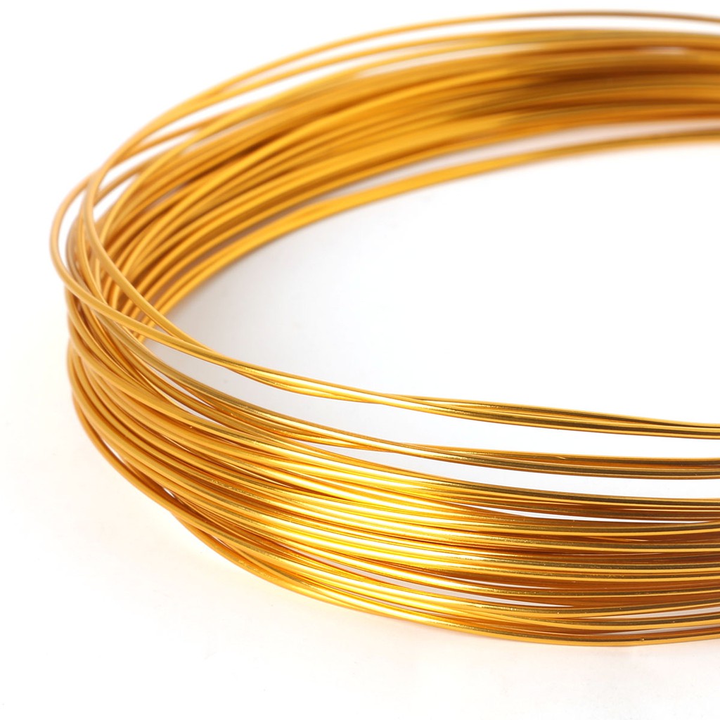 BEADIA 1 Cuộn Dây Nhôm Làm Nữ Trang DIY