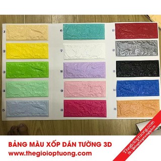 Xốp Dán Tường Giả Gạch 3MM