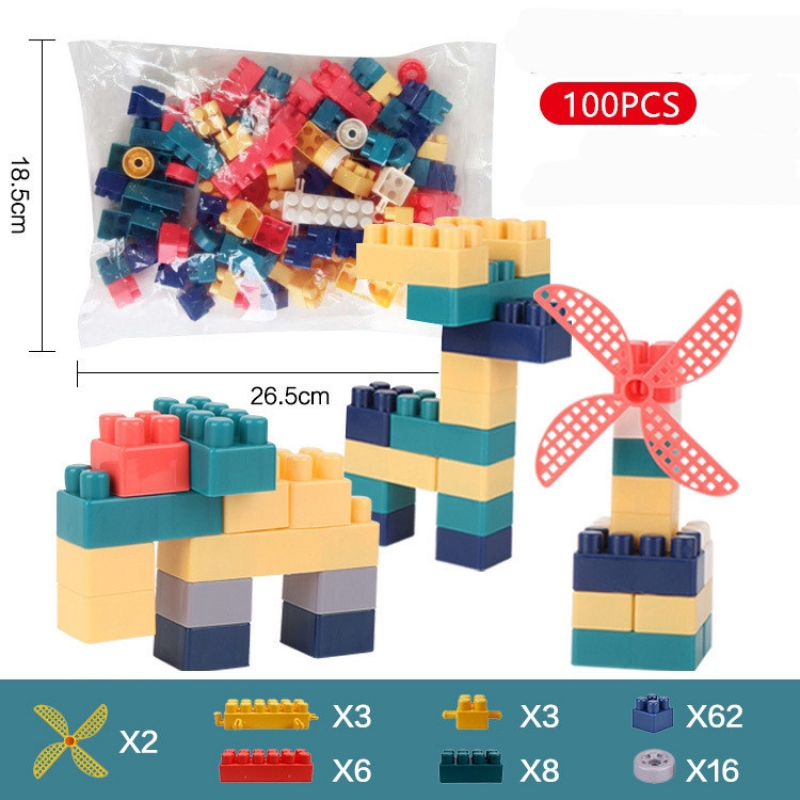 Bộ đồ chơi xếp hình 100 chi tiết độc đáo cho bé