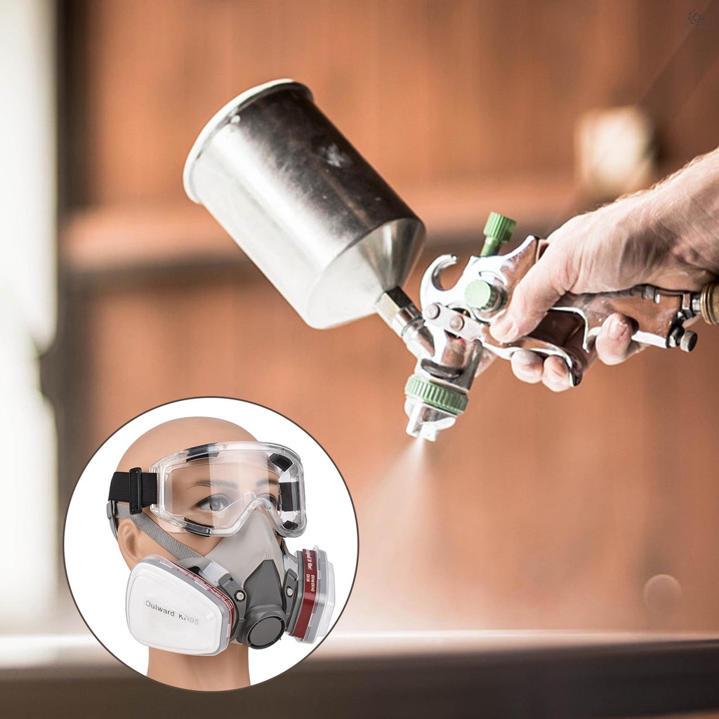 Mặt Nạ Phòng Độc 6200 Có Thể Tái Sử Dụng Bảo Vệ An Toàn Cho Thợ Hàn Hữu Cơ
