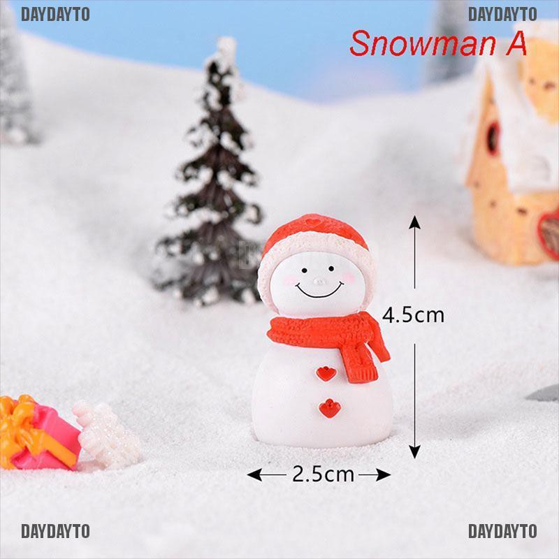 Mô Hình Người Tuyết Mini Trang Trí Vườn Nhà