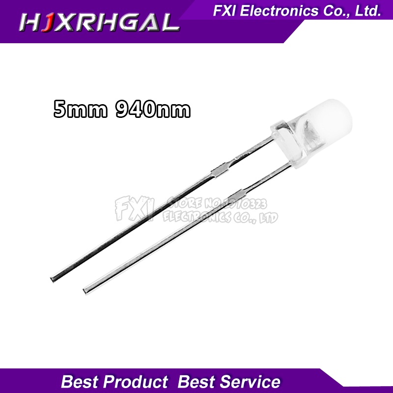 100 Đi Ốt Đèn LED 5mm 940nm Chính Hãng Mới