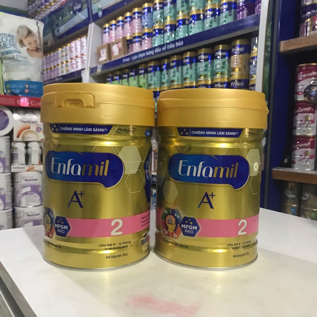 Combo 2lon Sữa Enfamil A+ 2 870g