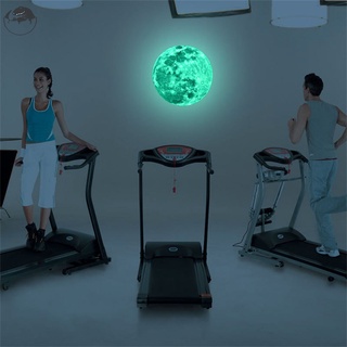 Miếng dán tường hình mặt trăng 3D dạ quang độc đáo
