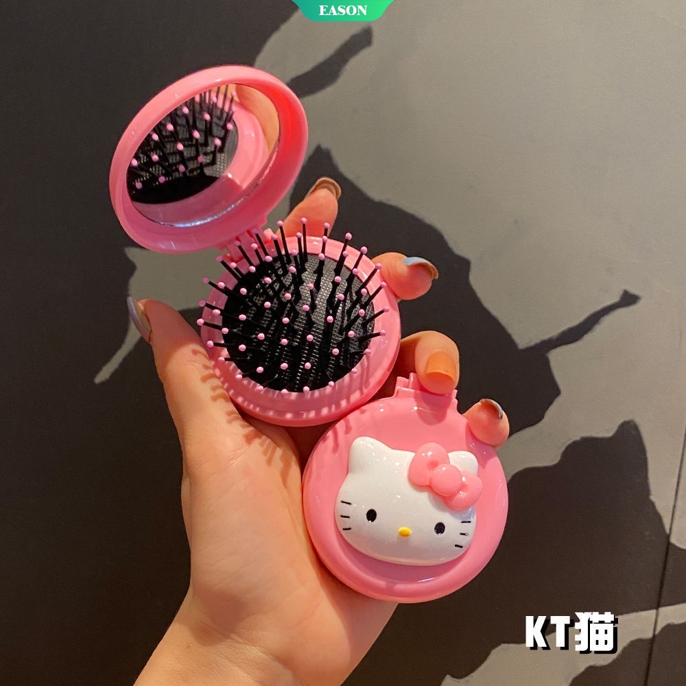 1 Gương Trang Điểm Mini Bỏ Túi Hình Cinnamoroll Hello Kitty Cinnamoroll Và My Melody Đáng Yêu Có Thể Gập Lại Cho Nữ