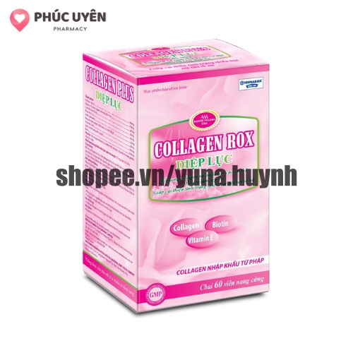 [Mua để nhận quà ]Viên uống đẹp da Collagen Diệp Lục bổ sung vitamin e, hỗ trợ làm trắng da- Hộp 60 viên [HOT]