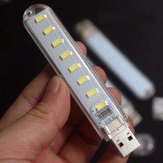 Đèn Led Mini 8 Bóng Siêu Sáng Cổng USB