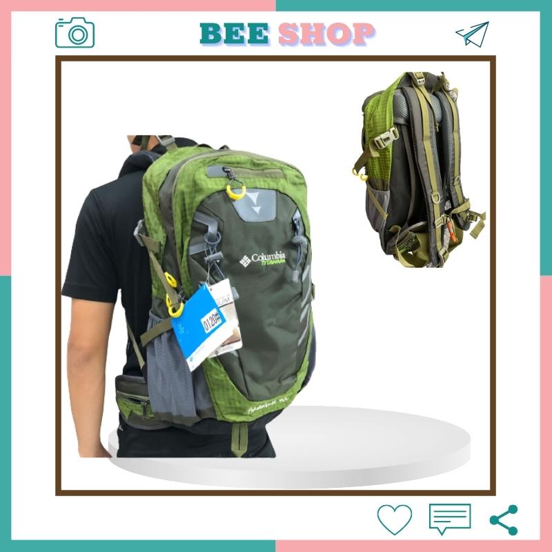 Balo du lịch, phượt, neo núi Columbia 40L. Quai đeo chắc chắn, có đai hỗ trợ lực, ngăn đựng đồ rộng, nhiều ngăn