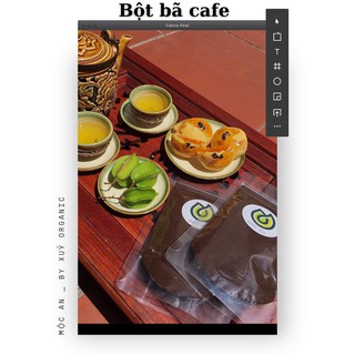 Bột bã cà phê, mặt nạ dưỡng trắng Handmade (MSP41)