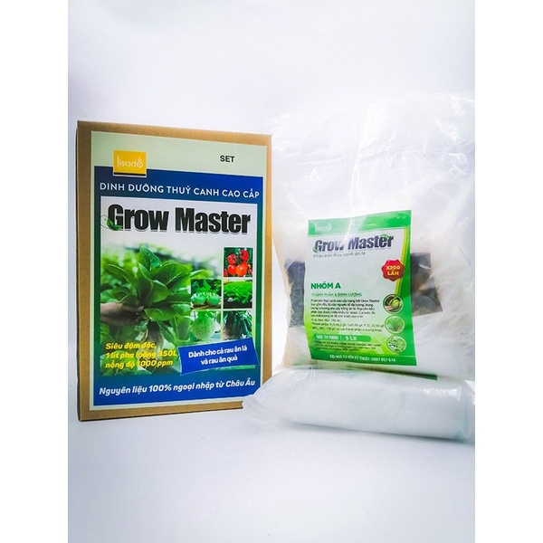 Bột dinh dưỡng Grow Master ăn lá set 5L