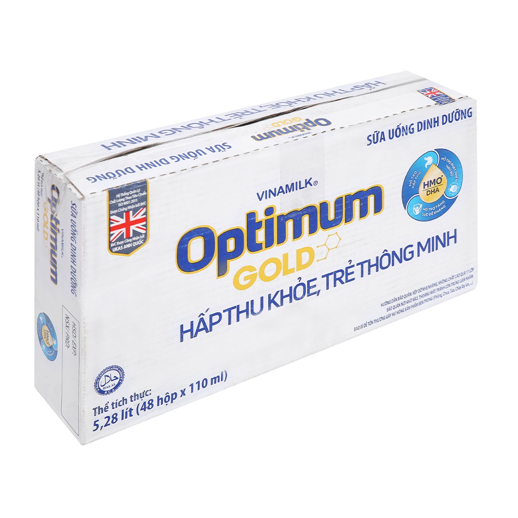 Sữa bột pha sẵn Optimum gold 110ml Date 2024