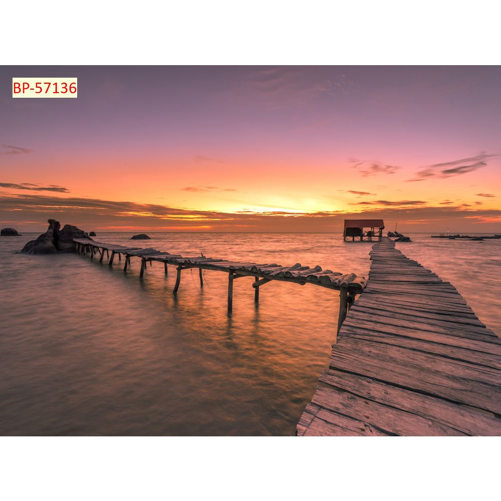 Tranh dán tường tổng hợp địa danh Việt Nam 3D in theo kích thước yêu cầu – Không giới hạn kích thước.