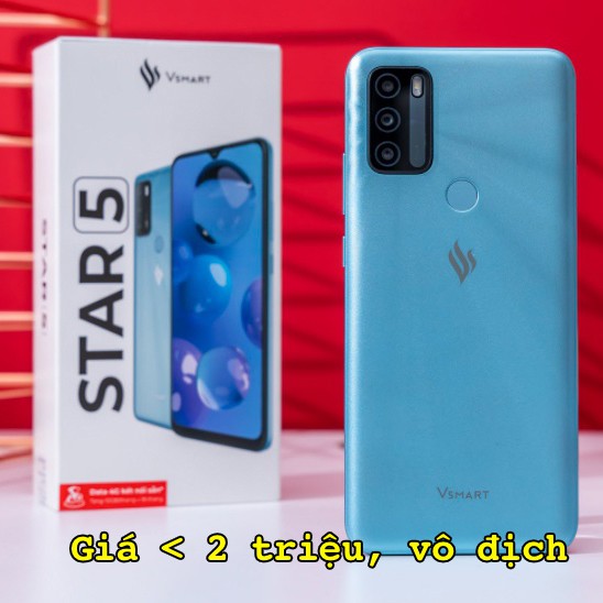 Điện thoại Vsmart Star 5 (3GB/64GB) Tặng 10GBData/tháng - Bảo Hành Chính Hãng 18 tháng