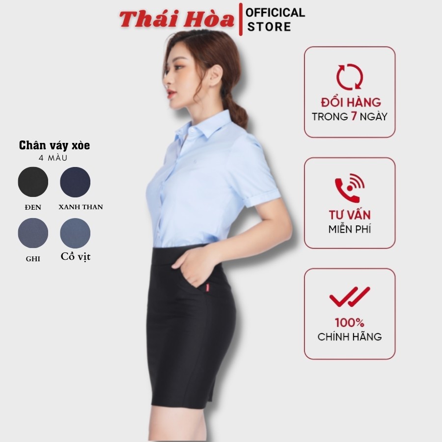 Chân váy công sở dáng ôm vải cotton lanh Juyp nữ thời trang Thái Hòa 2J883 | BigBuy360 - bigbuy360.vn
