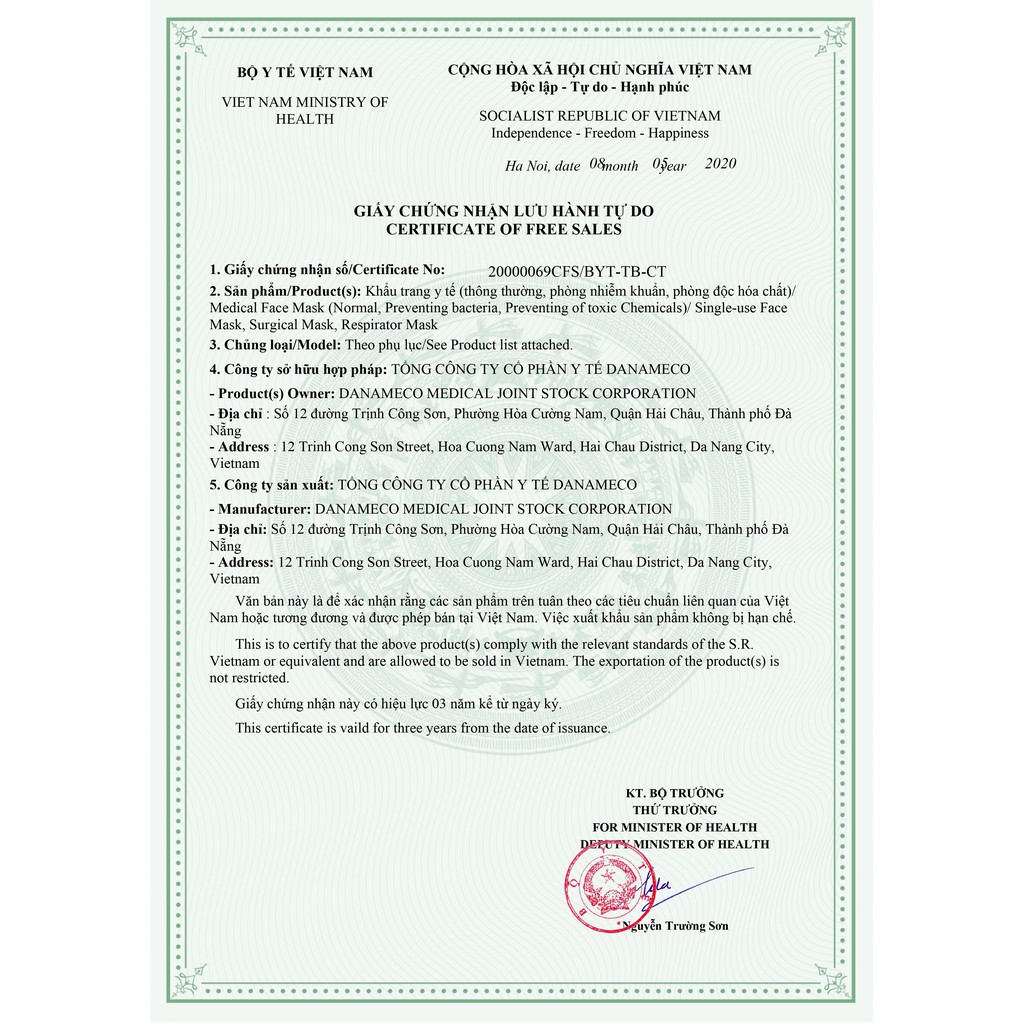 Hộp 50c KTYT DANAMECO - Hàng cao cấp, dập Logo, White | BigBuy360 - bigbuy360.vn