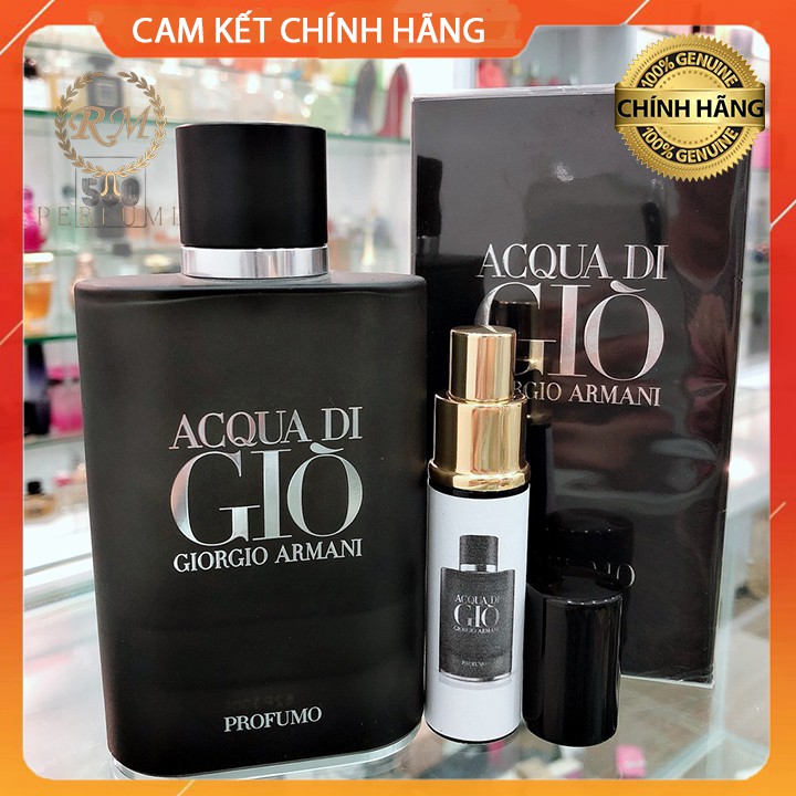 Nước hoa nam cao cấp Acqua di Giò vàng 5ml - 10ml - 20ml chiết chính hãng