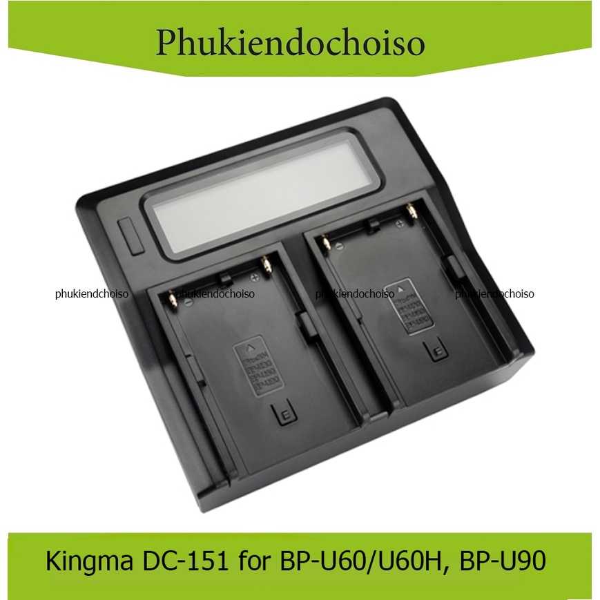 Sạc đôi Kingma DC-151 cho pin BP-U60/ BP-60H/ BP-U90
