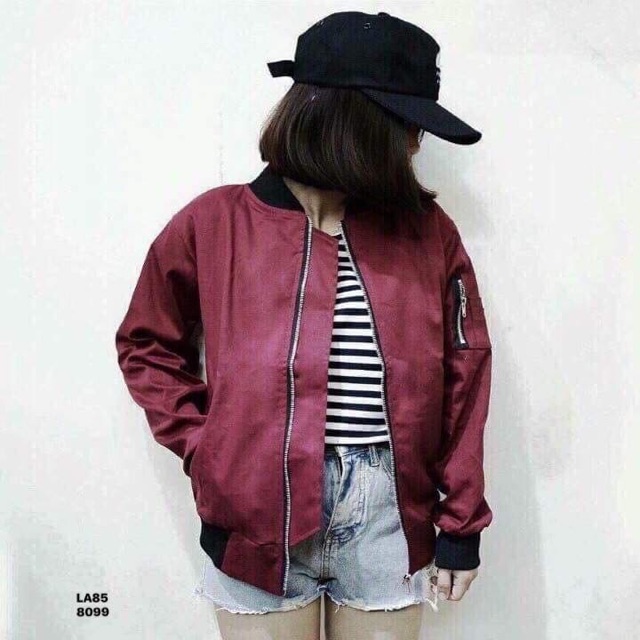 Áo bomber kaki ( hàng 2 lớp )