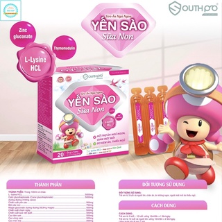 Mua 1 tặng 1 YẾN SÀO SỮA NON hỗ trợ tiêu hóa, giúp ăn ngủ ngon, bổ sung vitamin, khoáng chất cho cơ thể
