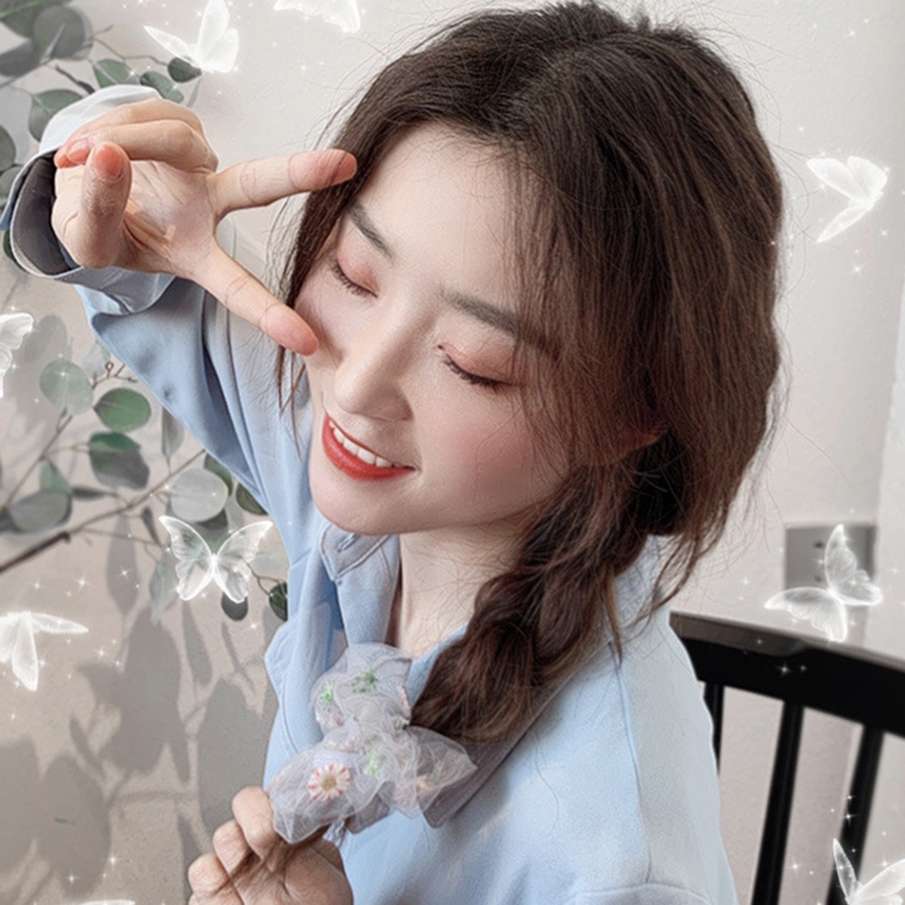 Set 3 Dây Buộc Tóc Co Giãn Thời Trang Cho Nữ