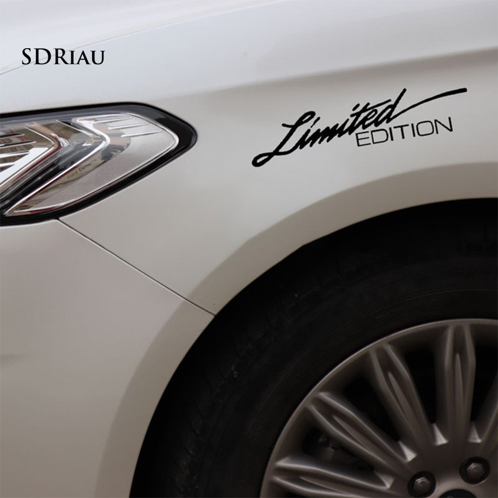 Decal dán trang trí &quot; Limited Edition &quot; cho oto