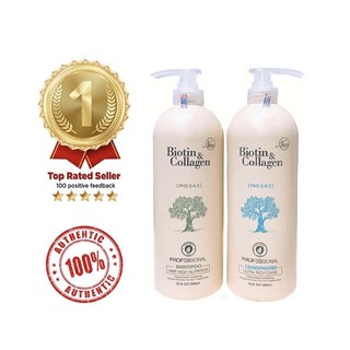 Cặp GỘI XẢ Biotin Collagen Trắng 1000ml