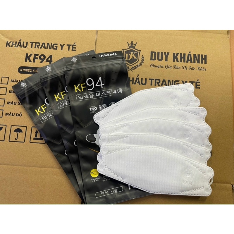 combo 50cái khẩu trang 4d ,khẩu trang kf94 duy khánh