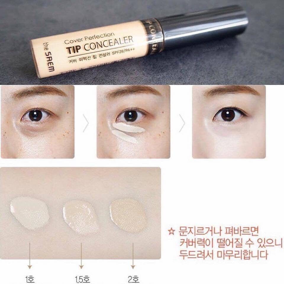 Che Khuyết Điểm The Saem Cover Perfection Tip Conceale