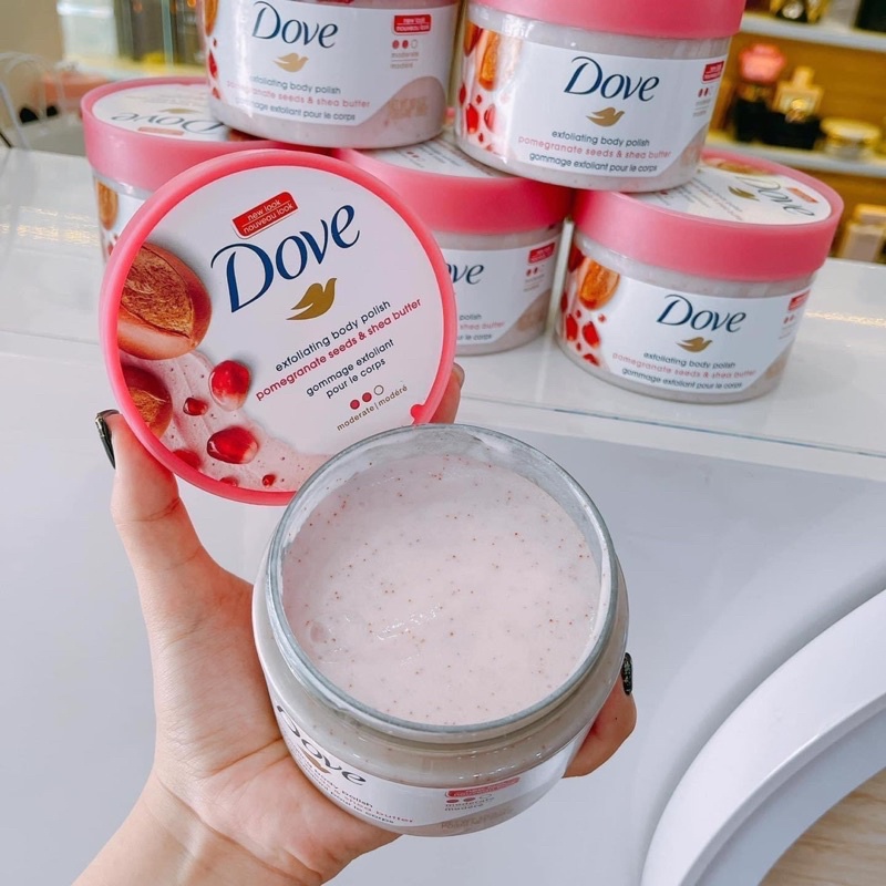 Tẩy da chết body Dove bản Mỹ mới cao cấp nhất