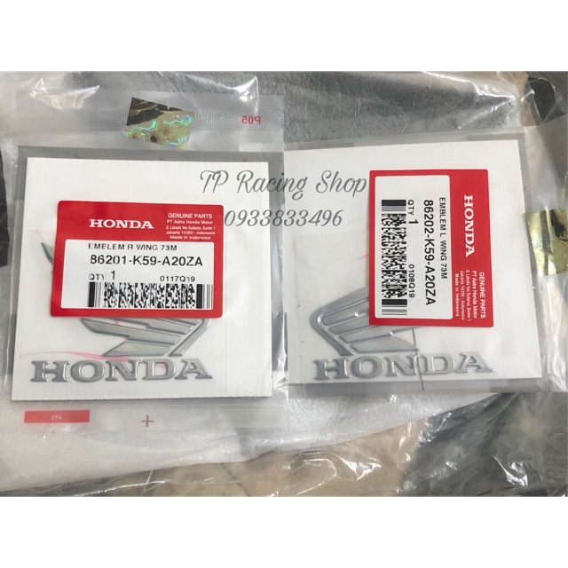 Tem Cánh Én Honda Vario/Click nhập khẩu chính hãng 100%