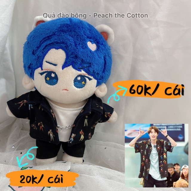 | OUTFIT DOLL | Cheap Moment Nhất Bác “Bé bò cute” cho doll 20xm