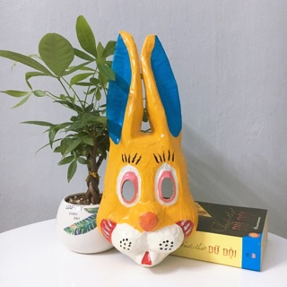 Mặt nạ giấy hình thỏ - món quà trung thu cho bé - an toàn