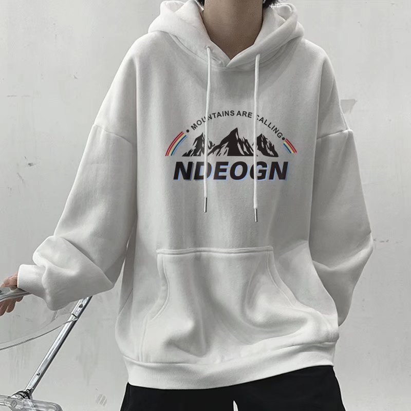 Áo hoodie 5 màu sắc tùy chọn phong cách Hàn Quốc hip hop size M-8XL thời trang dành cho nam