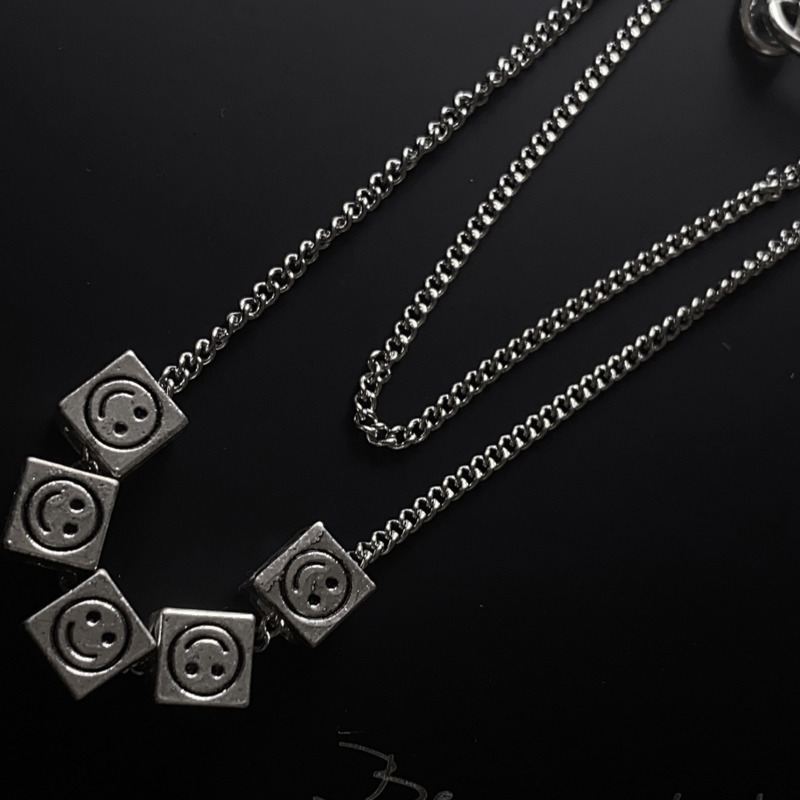 Dây Chuyền Mặt Hình Xúc Xắc May Mắn 22570 Nhiều Lớp