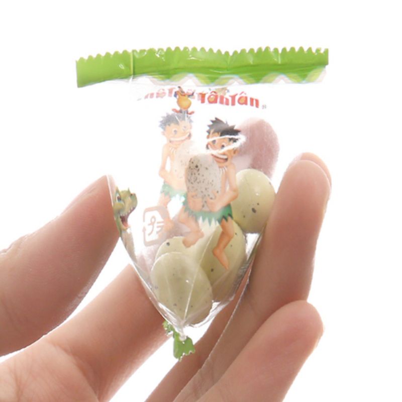 Kẹo trứng khủng long Tân Tân (túi 4 viên)
