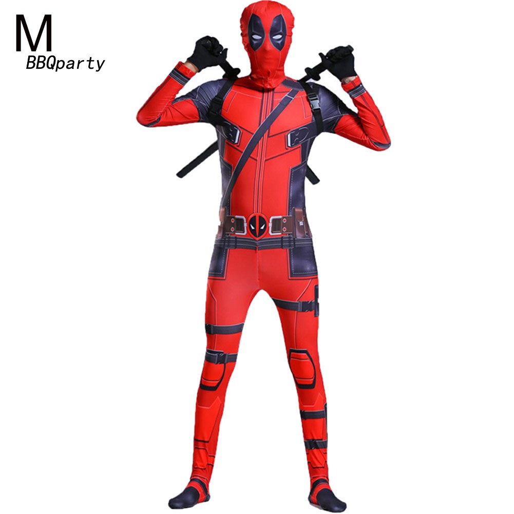 Bộ đồ hóa trang nhân vật siêu anh hùng Deadpool đáng yêu cho bé trai