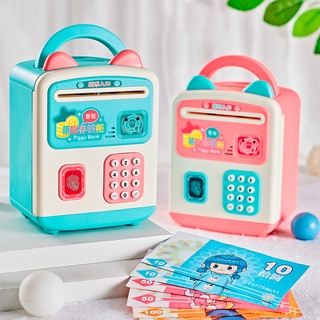 Két mini đựng tiền tiết kiệm cho bé mô phỏng dấu vân tay có mật khẩu quản lý
