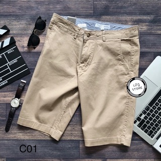 Quần short C/K kaki sớ kiểu