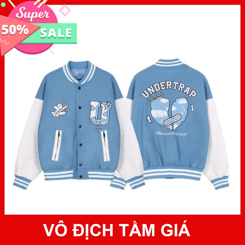 Áo Bomber Jacket Nỉ Lót nỉ Ngoại Hình in UNDERTRAP [nam nữ mặc ] hoodie1996 | WebRaoVat - webraovat.net.vn