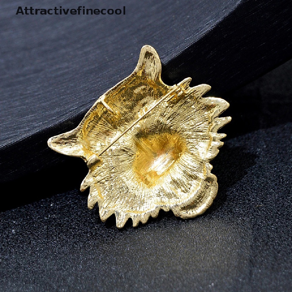 1 Trâm Cài Áo Hình Đầu Báo / Hổ Phong Cách Vintage Thời Trang