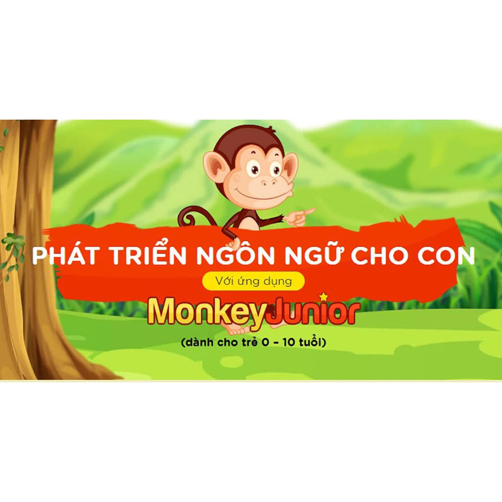Thẻ học Monkey Junior cho bé