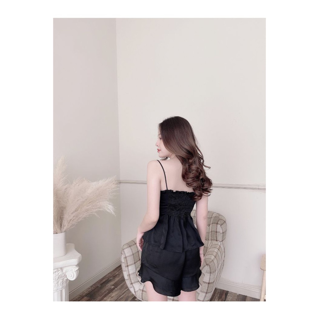Bộ pijama hai dây quần soóc L0008 | BigBuy360 - bigbuy360.vn