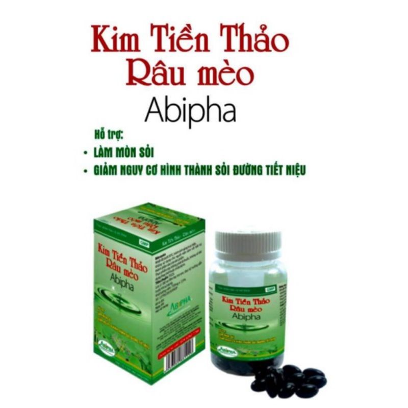 Kim Tiền Thảo Râu Mèo Abipha lọ 100 viên
