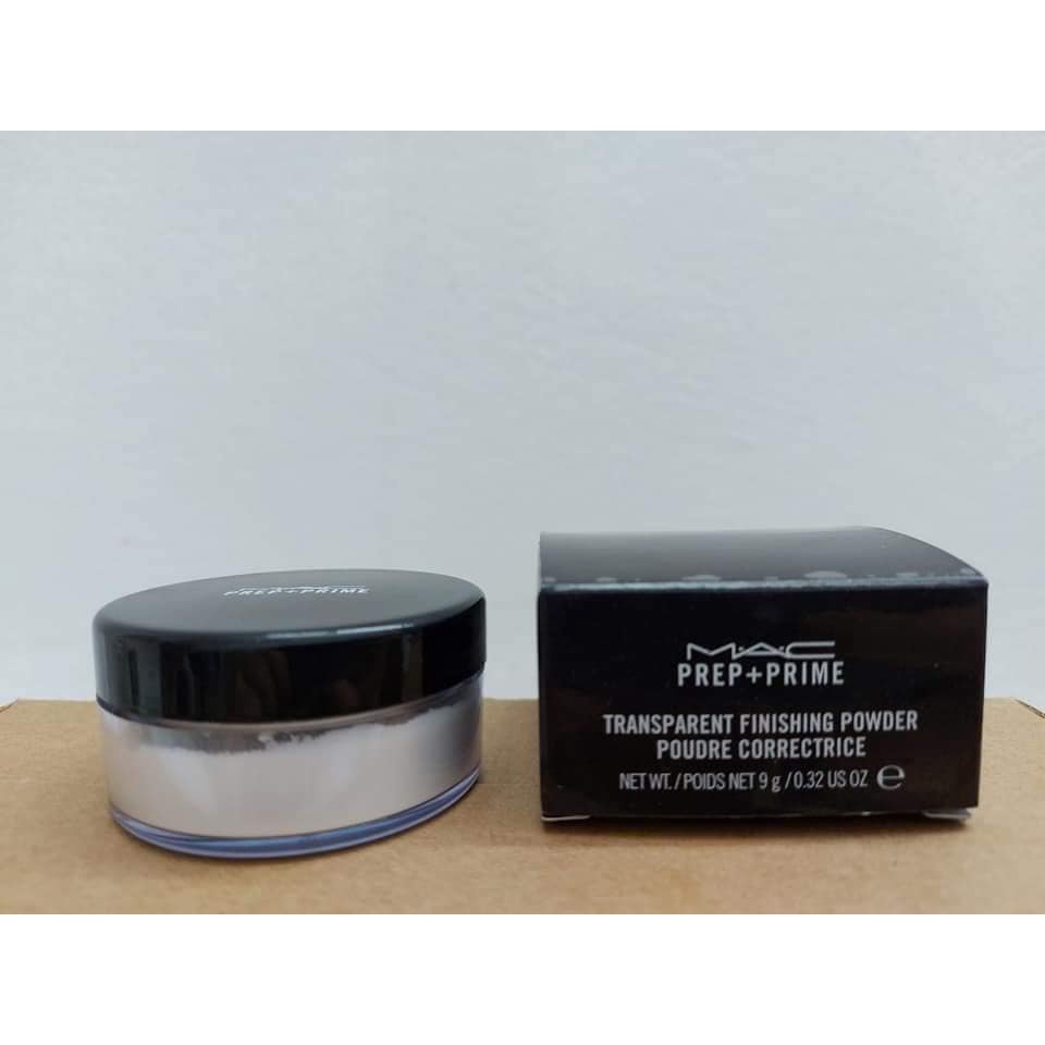 PHẤN PHỦ BỘT KHÔNG MÀU MAC PREP + PRIME TRANSPARENT FINISHING POWDER POUDRE 9G CHÍNH HÃNG - 9624